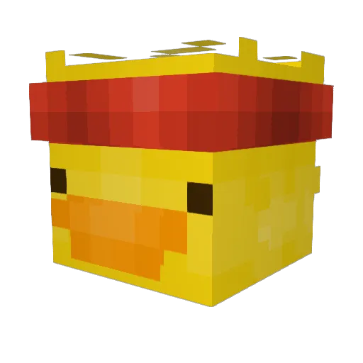 Lex170 Minecraft avatar head, 3D render