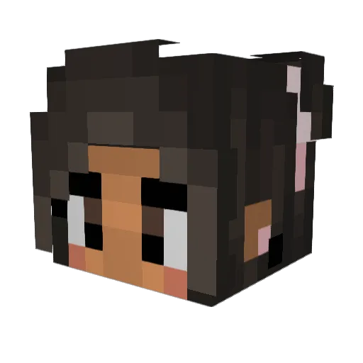 LexLima Minecraft avatar head, 3D render