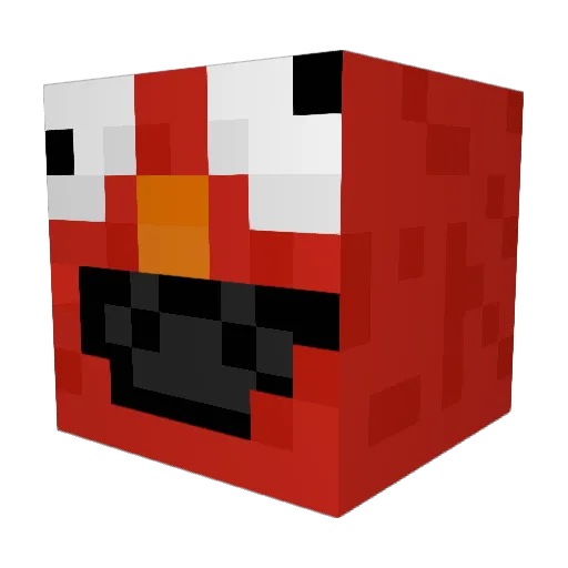LexOnToaster Minecraft avatar head, 3D render