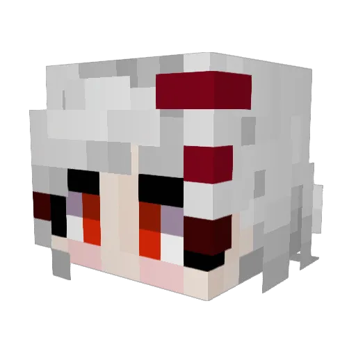 Lexa1230a Minecraft avatar head, 3D render