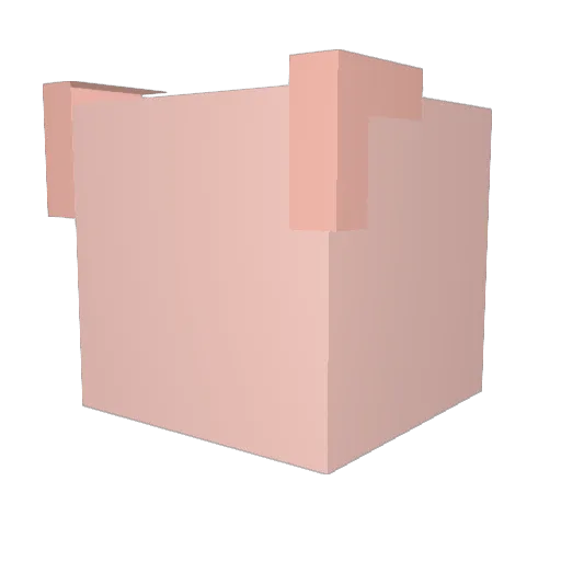 LexaVro Minecraft avatar head, 3D render