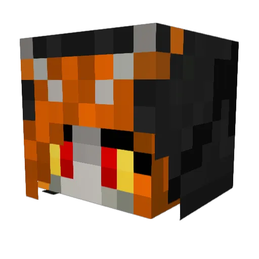 LexalDk Minecraft avatar head, 3D render