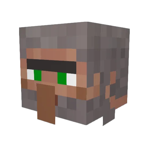 Lexam_27 Minecraft avatar head, 3D render