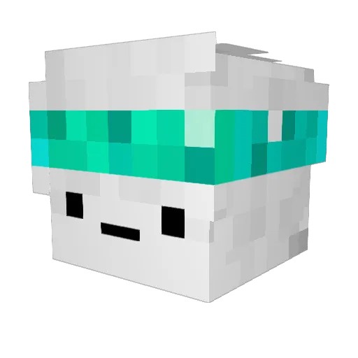 Lexar11 Minecraft avatar head, 3D render