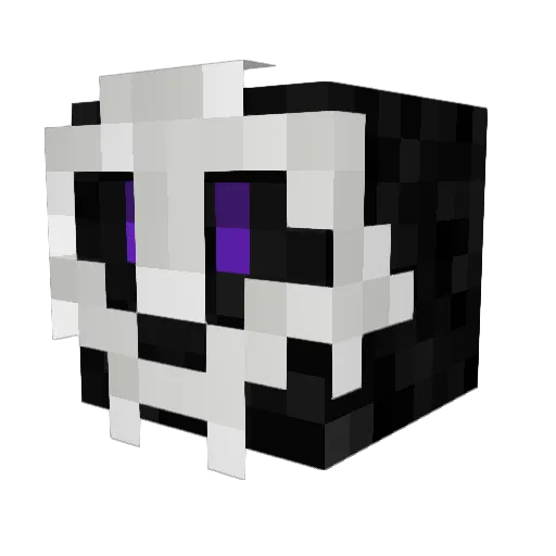 Lexdragon04 Minecraft avatar head, 3D render