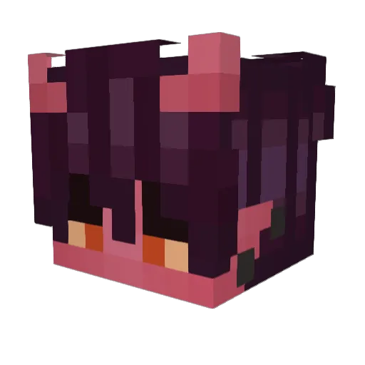 LexeComplexe Minecraft avatar head, 3D render