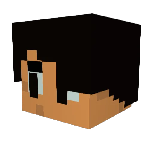 Lexel_JW Minecraft avatar head, 3D render