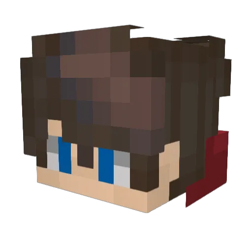 Lexer1909 Minecraft avatar head, 3D render
