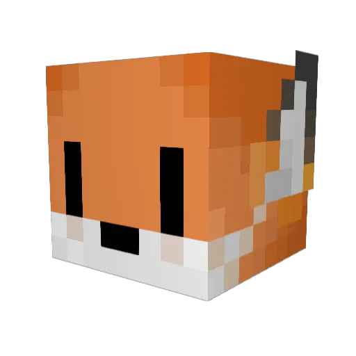 Lexi0428 Minecraft avatar head, 3D render
