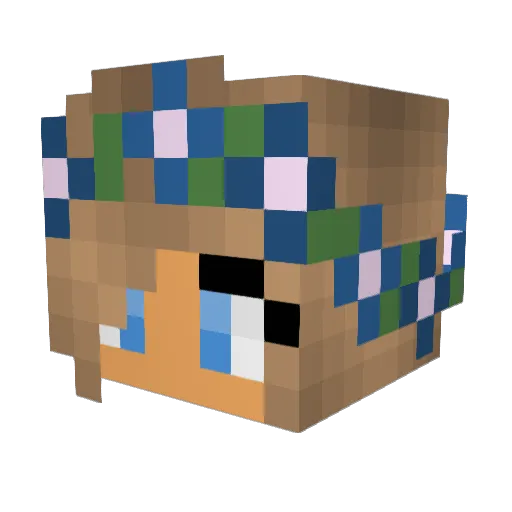 Lexi121102 Minecraft avatar head, 3D render