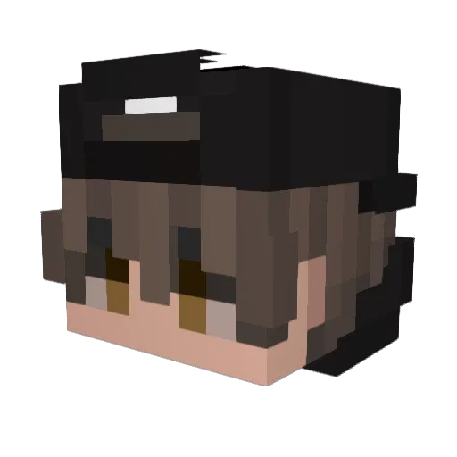 Lexi8a10 Minecraft avatar head, 3D render