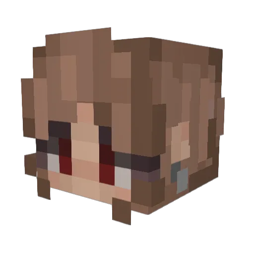 LexiAngels Minecraft avatar head, 3D render