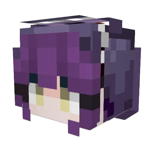 Lexi_akt Minecraft avatar head, 3D render