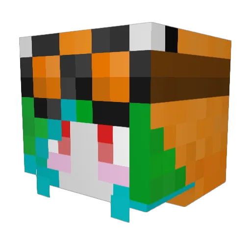 Minecraft-Avatar von Lexilade: Kopf als 3D-Render