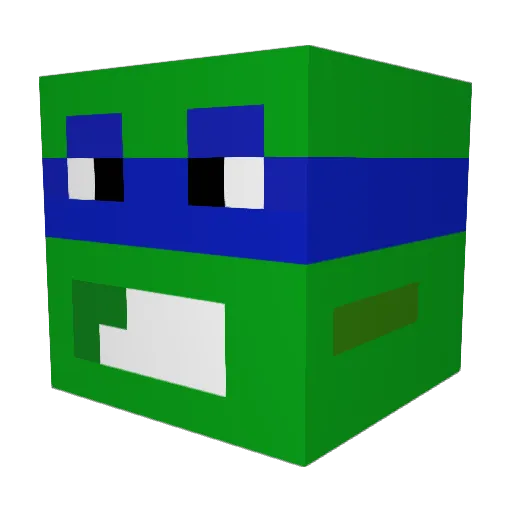 Lexilou789 Minecraft avatar head, 3D render