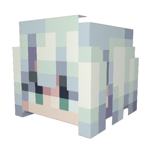 Lexington_544 Minecraft avatar head, 3D render