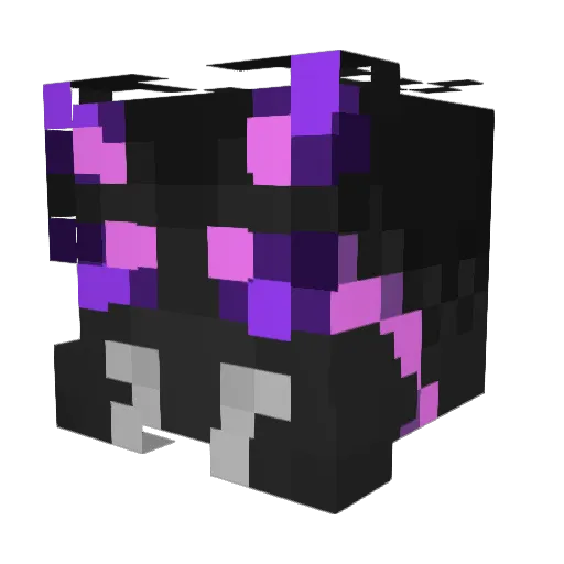 Lexinyxia Minecraft avatar head, 3D render