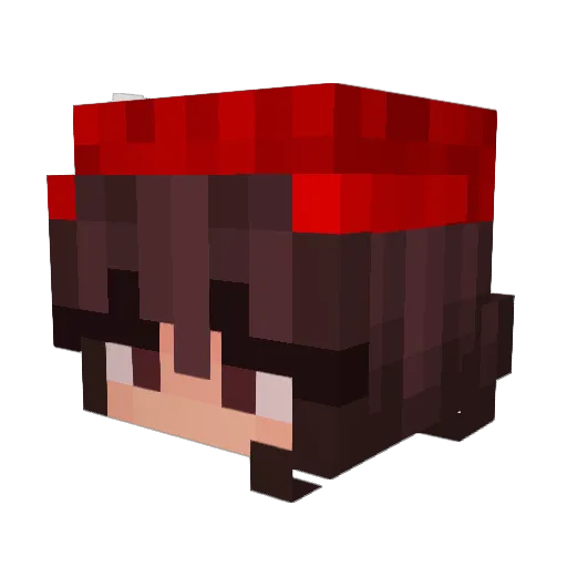 Lexion44 Minecraft avatar head, 3D render