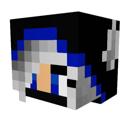 LexiousVox Minecraft avatar head, 3D render
