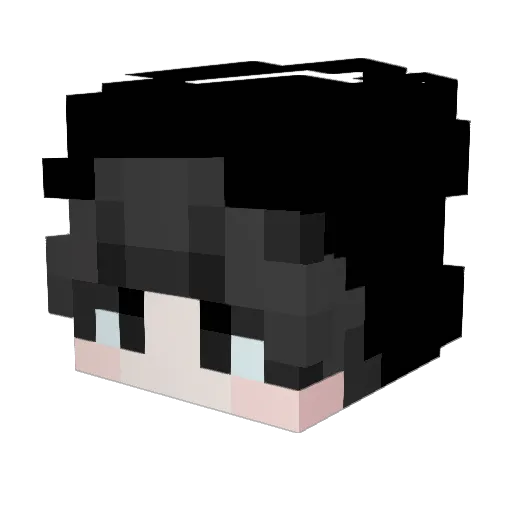 LexoV2 Minecraft avatar head, 3D render