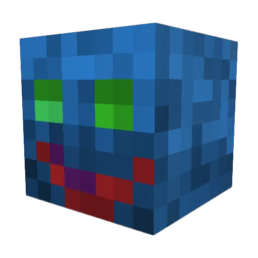 Lexus_3000 Minecraft avatar head, 3D render
