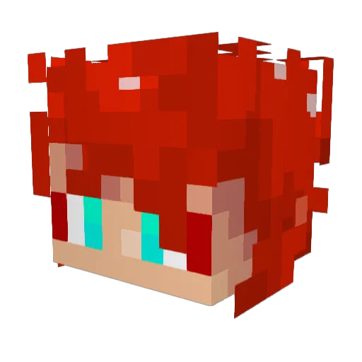 Lexx91 Minecraft avatar head, 3D render