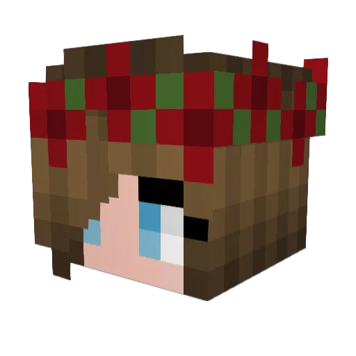 LexyGoesRawr Minecraft avatar head, 3D render