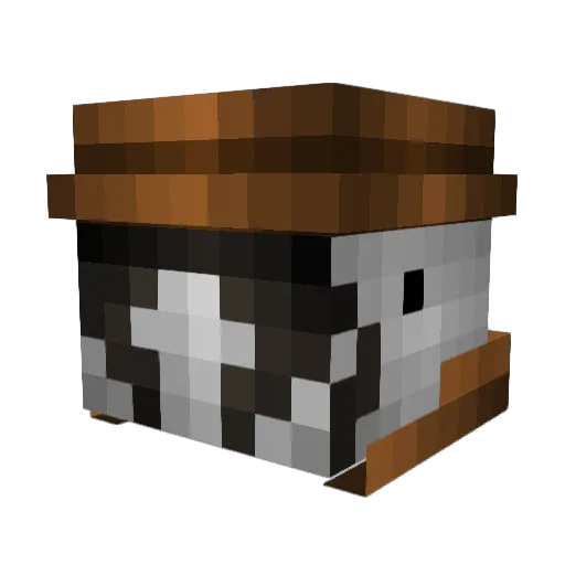 Lexy_Luxembourg Minecraft avatar head, 3D render