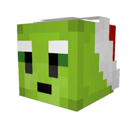 Lexyskool Minecraft avatar head, 3D render