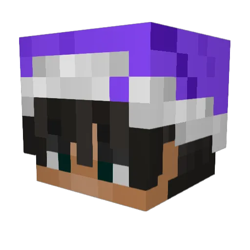 LeyMan101 Minecraft avatar head, 3D render
