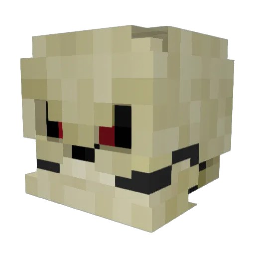 Leydek Minecraft avatar head, 3D render