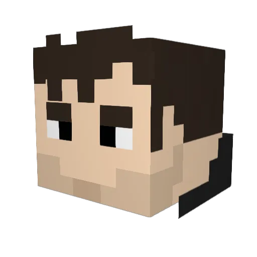 LeyendaOE Minecraft avatar head, 3D render