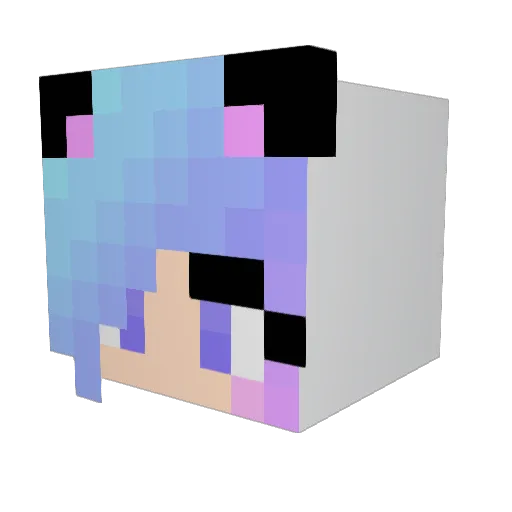 Leyla_353 Minecraft avatar head, 3D render