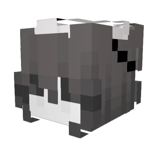 Leylinnn Minecraft avatar head, 3D render