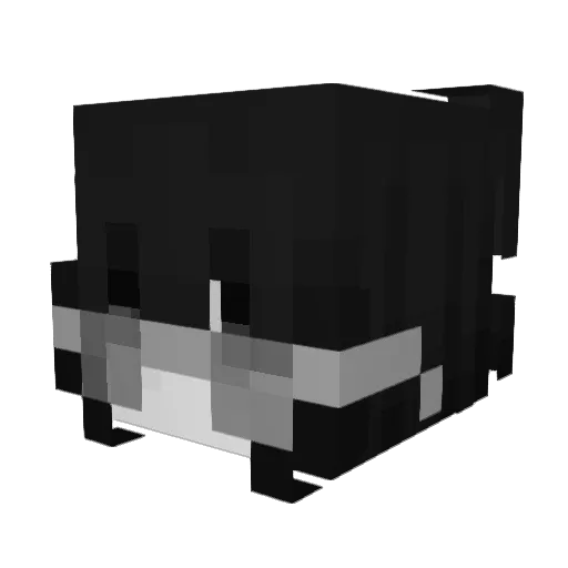 Leyonie Minecraft avatar head, 3D render
