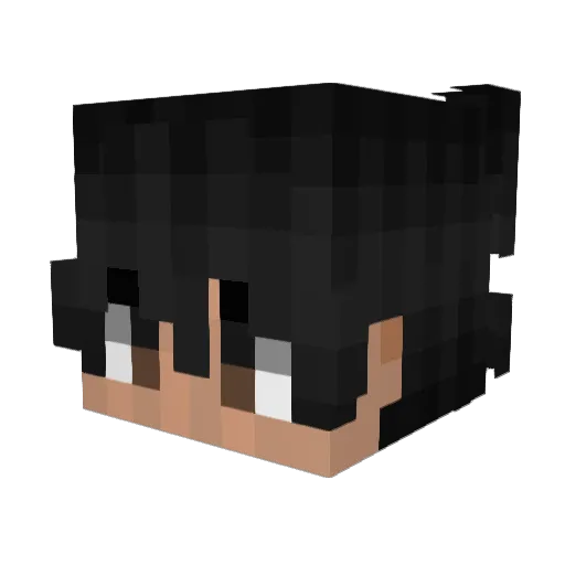 Leyrix_ Minecraft avatar head, 3D render