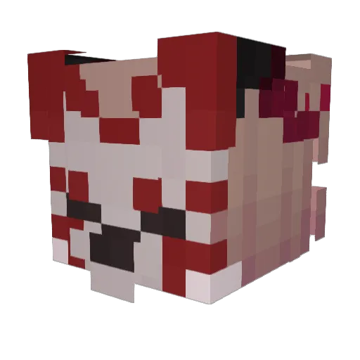 Leywim7188 Minecraft avatar head, 3D render