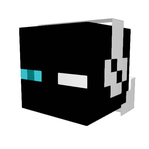 Lezarlee Minecraft avatar head, 3D render