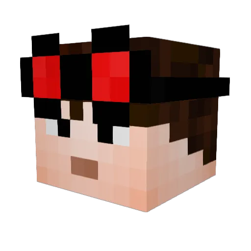 Lf_Atlas Minecraft avatar head, 3D render