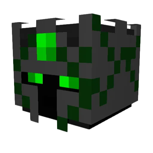 Lfancy Minecraft avatar head, 3D render