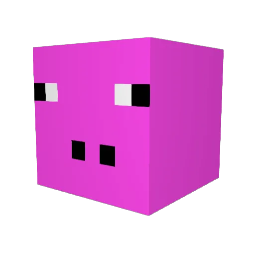 LgForniteBurger Minecraft avatar head, 3D render