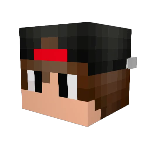 LgnDary_PT Minecraft avatar head, 3D render