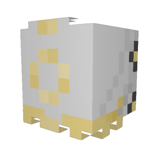 Lhaagendrup Minecraft avatar head, 3D render