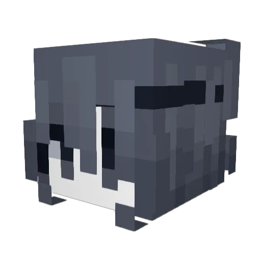 Lhagrlung Minecraft avatar head, 3D render