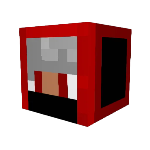 Lheon12 Minecraft avatar head, 3D render