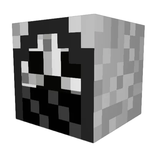 Lhoribilis Minecraft avatar head, 3D render