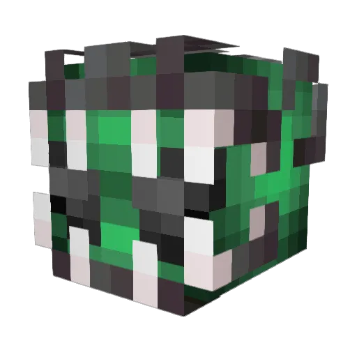 Lhosae24 Minecraft avatar head, 3D render