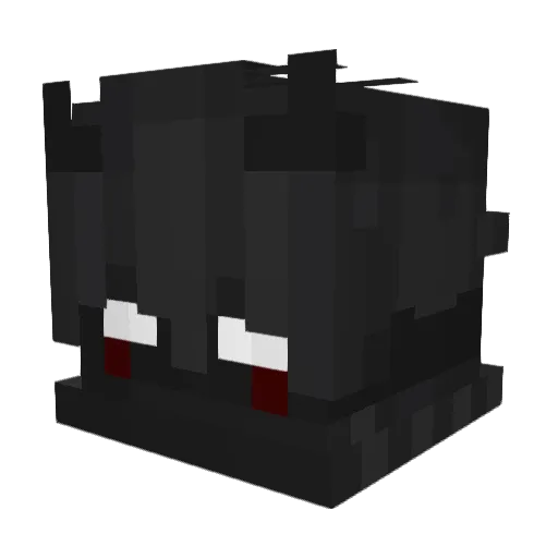 LiCzNiKv2_ Minecraft avatar head, 3D render