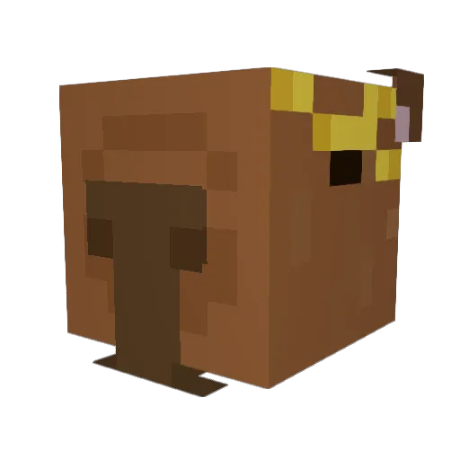 LiLB0lsillera Minecraft avatar head, 3D render
