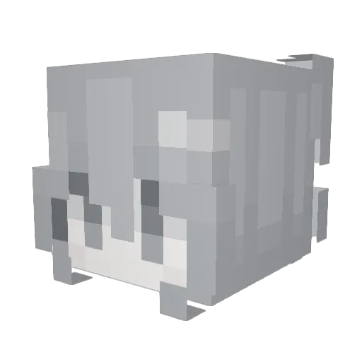 LiLHack Minecraft avatar head, 3D render